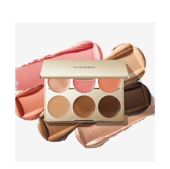 ICONIC London Other - ICONIC LONDON MULTI USE CREAM BLUSH, BRONZE & HIGHLIGHT PALETTE NIB
